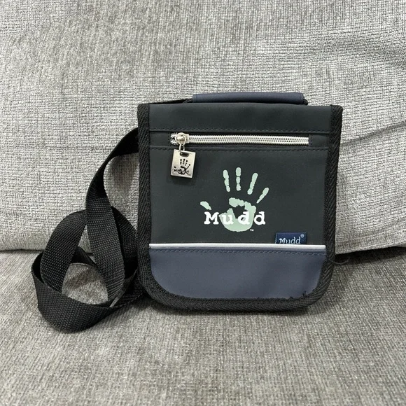 Mudd Bags Vintage Mudd Crossbody Bag Purse Y2k 9s Navy Blue